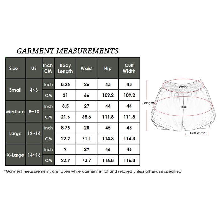 Women's Running Shorts Double Layer Fitness Workout Athletic Shorts