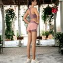 Pink Large Women's Workout Running Shorts Quick Dry with Pocket