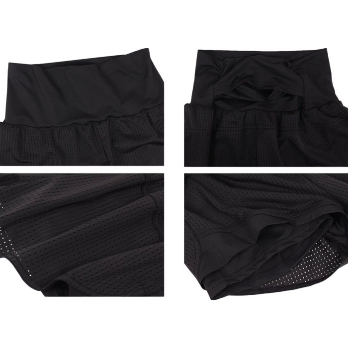Women's Quick Dry Loose Running Shorts 2-in-1 Gym