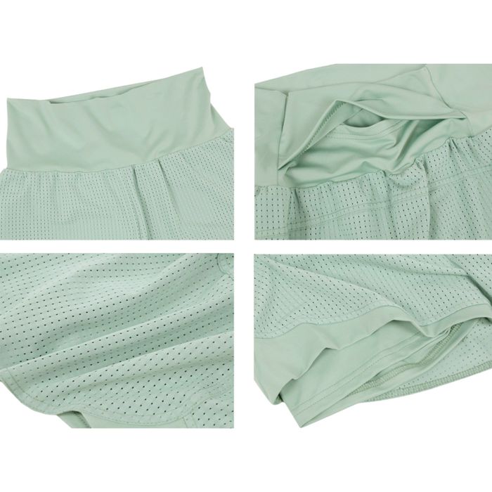 Women's Quick Dry Loose Running Shorts 2-in-1 Gym