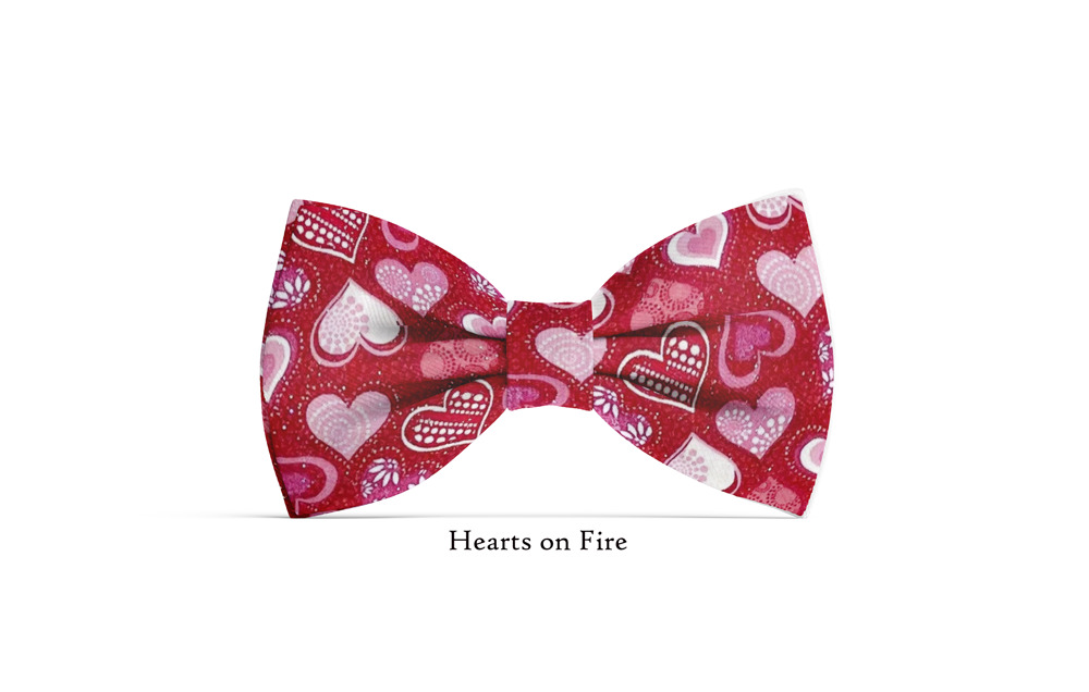 Valentine Dog Bow Ties