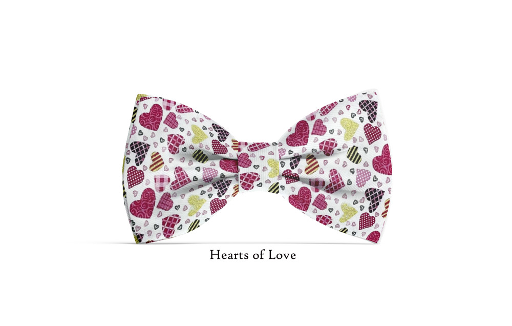 Valentine Dog Bow Ties