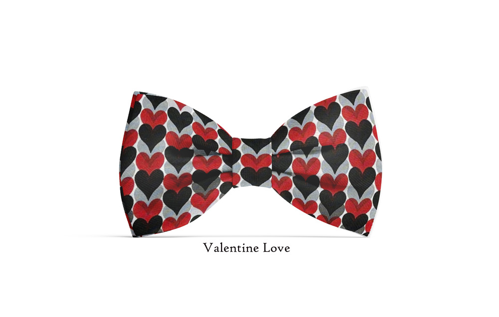 Valentine Dog Bow Ties