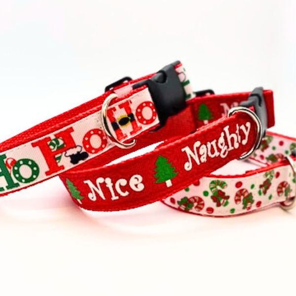 Christmas Dog Collars 