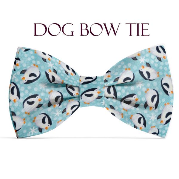 Dog Bow Tie - Penguins