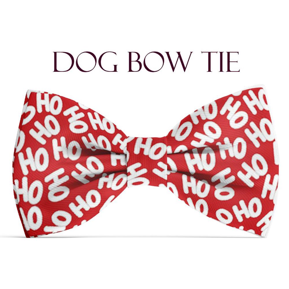 Dog Bow Tie - Ho Ho Ho