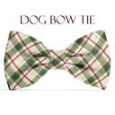  Dog Bow Tie - Country Christmas Plaid