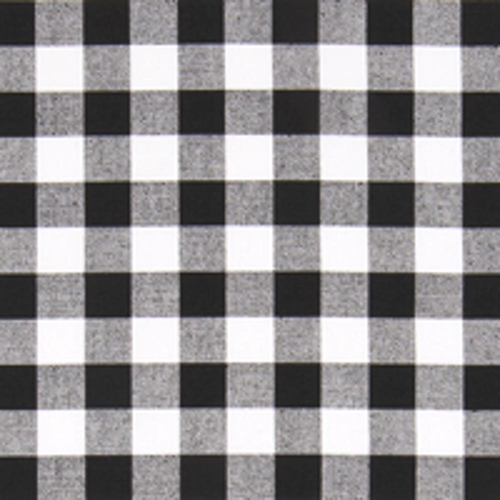 Table Runner - Black + White Plaid