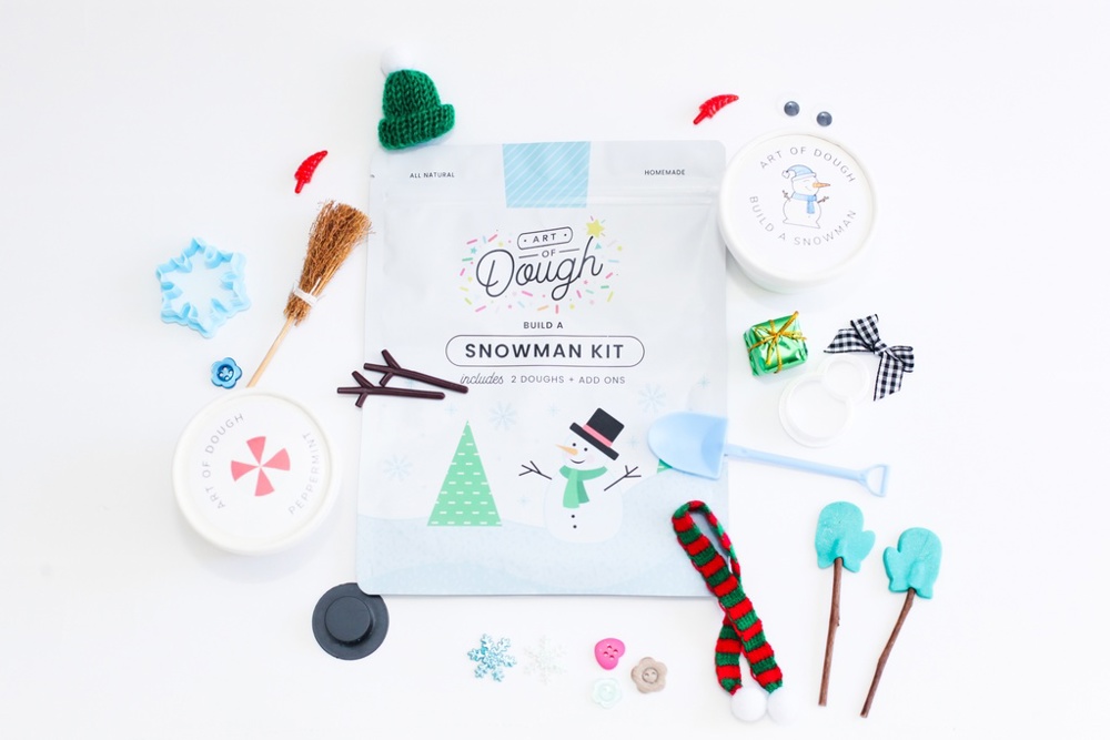 Build a Snowman Sensory Pouch