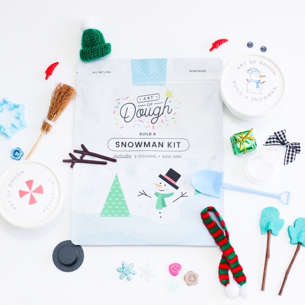 Build a Snowman Sensory Pouch