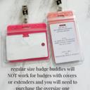  Custom Badge Buddy for ID Card, Work ID Badge Holder, Lab Badge Buddy, Marker Parker, Medical Badge, X-Ray Badge, Badge Reel