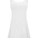 White X-Small Pickleball & Tennis Dress with Shorts