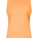 Orange Small Pickleball Tennis Split Back Tank Top