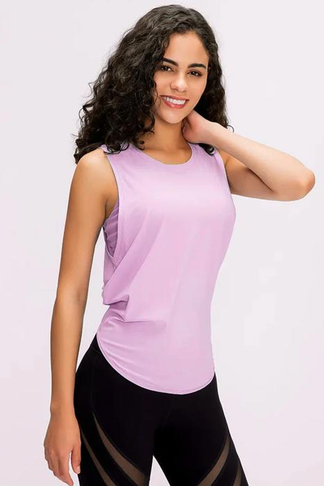 Pickleball & Tennis Split Back Tank Top