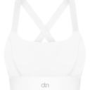 White X-Small Pickleball & Tennis Sports Bra