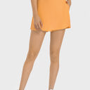 Orange Large Pickleball Tennis Skort