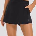 Black X-Small Pickleball & Tennis Skort