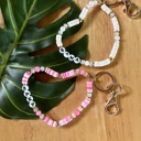  Mama Heart Heishi Bead Keychain - Thoughtful Gift For Mom