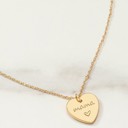  Christmas Gift for Mother Ready to Gift Gold Mama Mom Necklace - Black