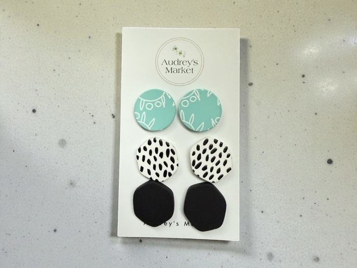 Colorful Clay Earring Stud Packs - Perfect Christmas Stocking Stuffer!