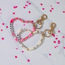  Mama Heart Heishi Bead Keychain - Thoughtful Gift For Mom