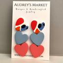 Printed Colorful Clay Earring Stud Packs - Perfect Christmas Stocking Stuffer!