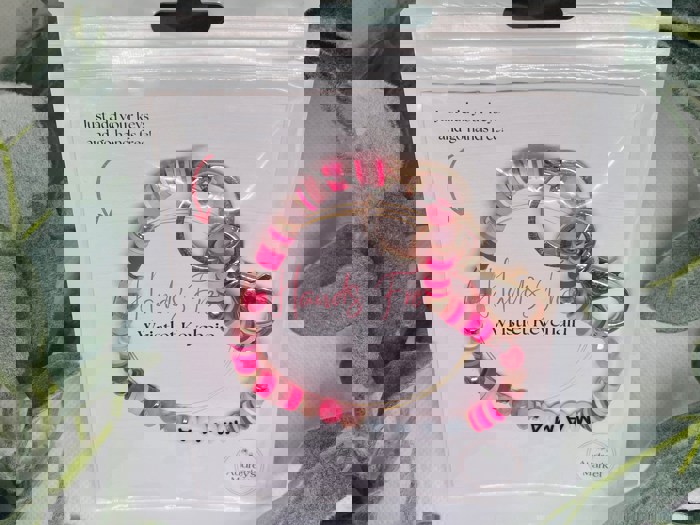 Mama Heart Heishi Bead Keychain - Thoughtful Gift For Mom