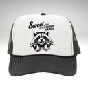  Sweet but Will Throw Hands Racoon Trucker Hat