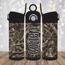  Camo 12 oz Personalized Flip Top Leak Proof Kids Water Bottle