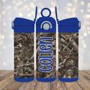  Camo 12 oz Personalized Flip Top Leak Proof Kids Water Bottle