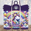  Mystical Mermaid 12oz Flip Top Leak Proof Kids Water Bottle Tumbler