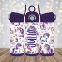  Unicorn Rainbow 12oz Flip Top Leak Proof Kids Water Bottle Tumbler
