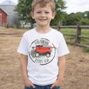  Dibs on the Buddy Seat Kids Harvest Farming Tee Shirt
