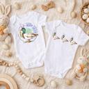  Mallard Duck with Carrot Easter Baby Bodysuit