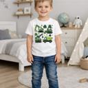  St Patricks Day Construction Vehicles Boys Tee Shirt