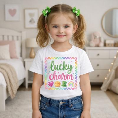 Lucky Charm Pastel St Patrick's Day Tee Shirt