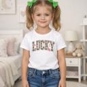  LUCKY St Patrick's Day Girls Tee