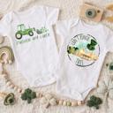  St Patrick's Day Tractor Baby Bodysuit, Can't Pinch This