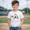  Take Me Out to The Ballgame Mallard and Dog Baseball Tee Shirt