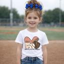  Take me out to the Ballgame Girls Tee Shirt