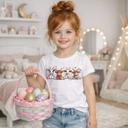  Easter Cows Girls Tee Shirt
