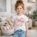  He is Risen Christian Girls Easter Tee Shirt