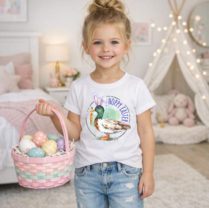 Hoppy Easter Mallard Kids Easter Shirt