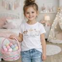  Silly Bunny Easter is about the Lamb Girls Tee Shirt