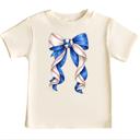  Baseball Coquette Bow Girls Tee Shirt