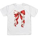  Baseball Coquette Bow Girls Tee Shirt