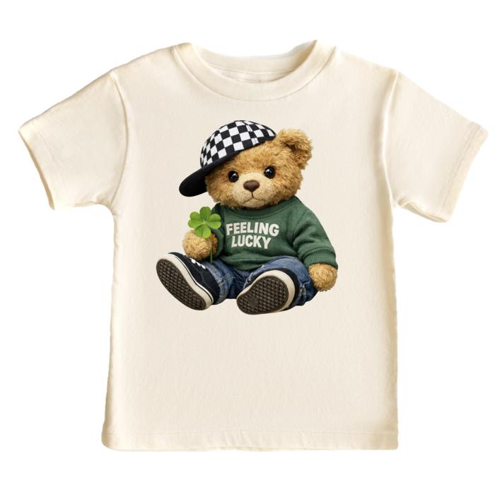 Teddy Bear St Patrick's Day Youth Tee Shirt