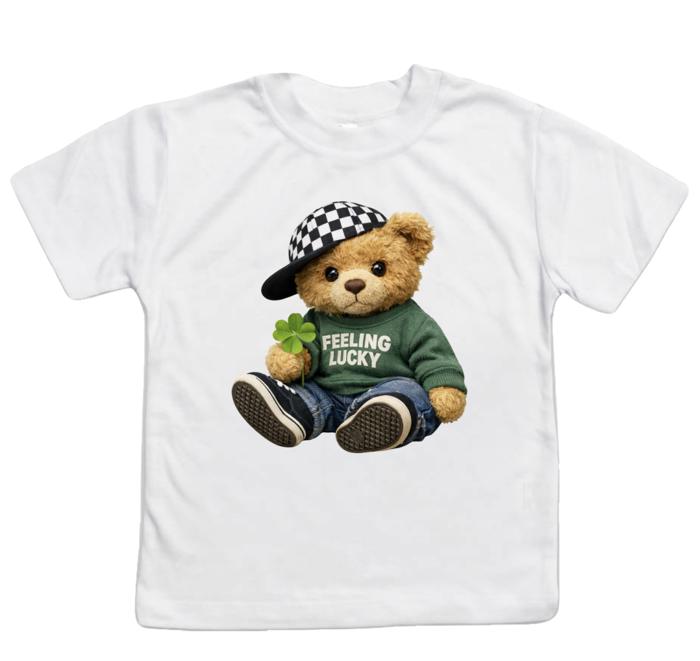 Teddy Bear St Patrick's Day Youth Tee Shirt