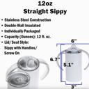  Blue Toile Floral Girls 12 oz Sippy Cup 