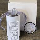  Blue Toile Floral Girls 12 oz Sippy Cup 